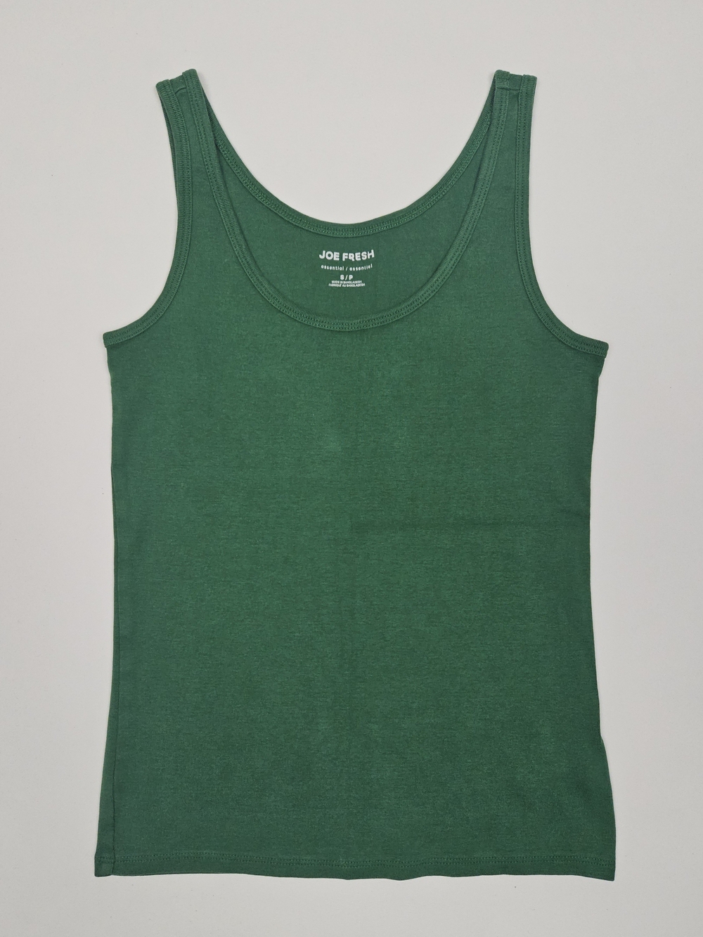 Joe Fresh Essential Green Tank Top Women's Small